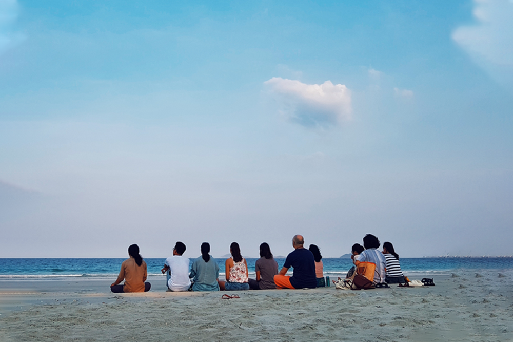 Retreat living in the now